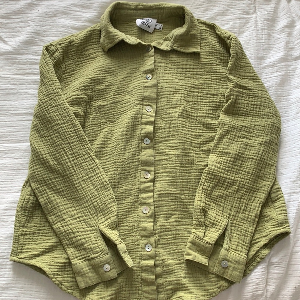Princess Polly Mahlia Shirt Green